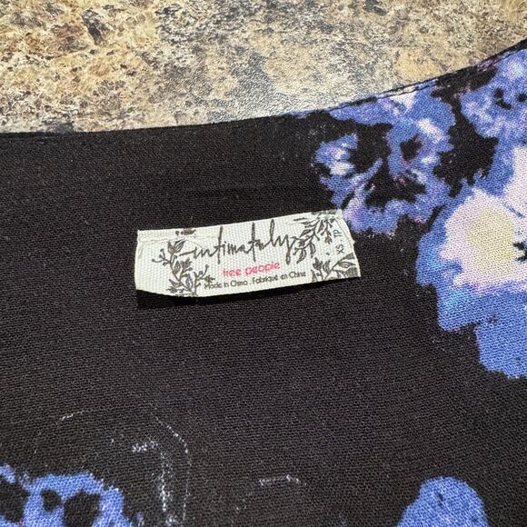 Free People Bodysuit Y2K Whimsigoth Boho Witchy Fairycore Grunge Floral Lace XS - Picture 3 of 6